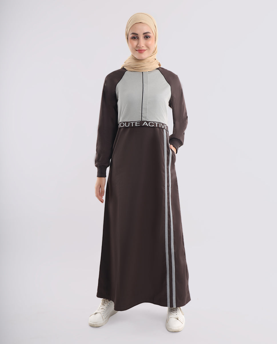 Mocha Love Relaxed Fit Jilbab