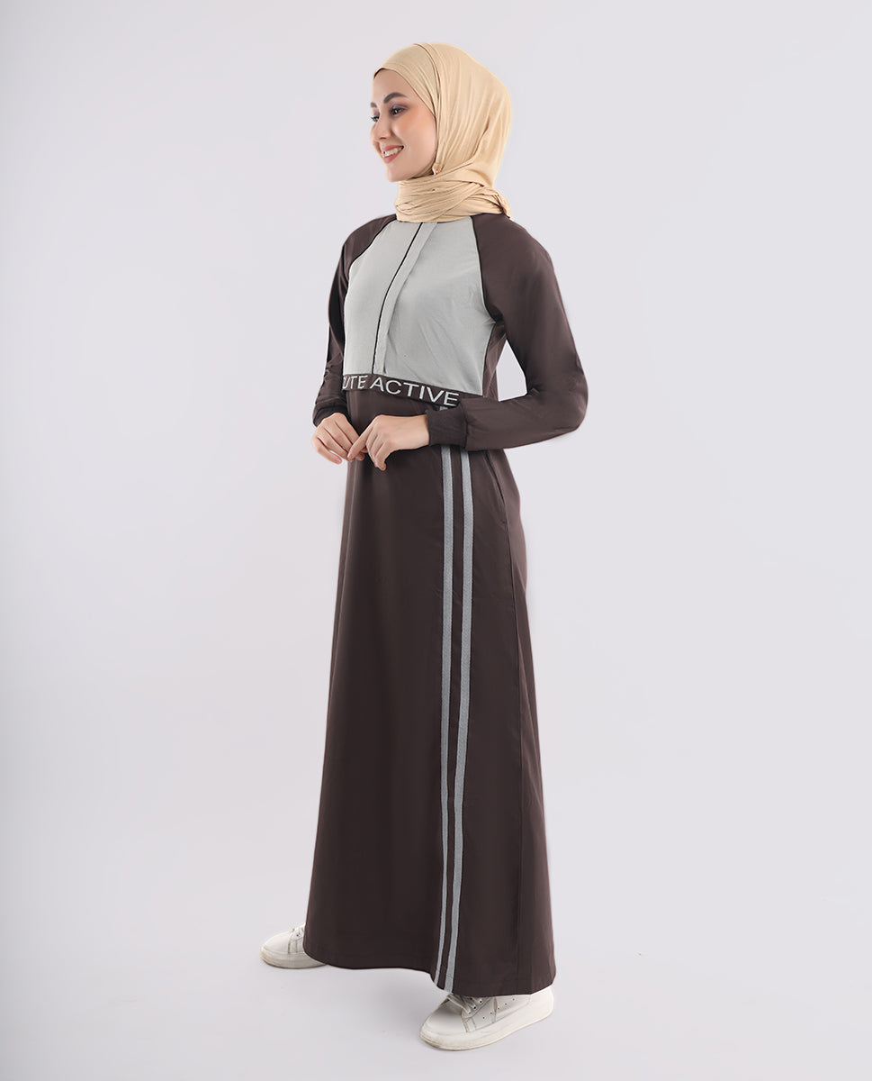 Mocha Love Relaxed Fit Jilbab