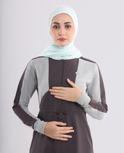 Slate Grey Smart Look Jilbab