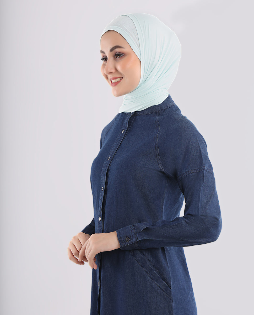 Classic Smart Denim Jilbab