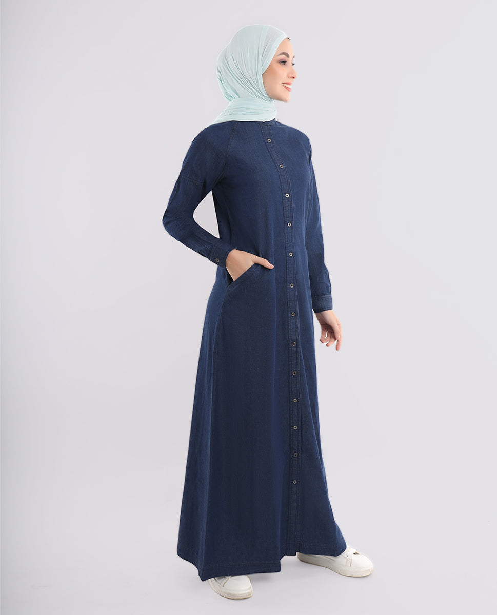 Classic Smart Denim Jilbab