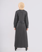 Charcoal Black Denim Jilbab