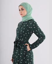 Precious Pine Printed Abaya