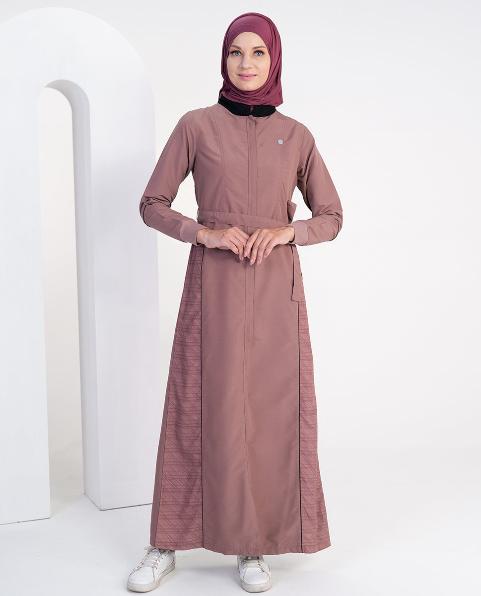 Urban Sister Peach Brown Jilbab