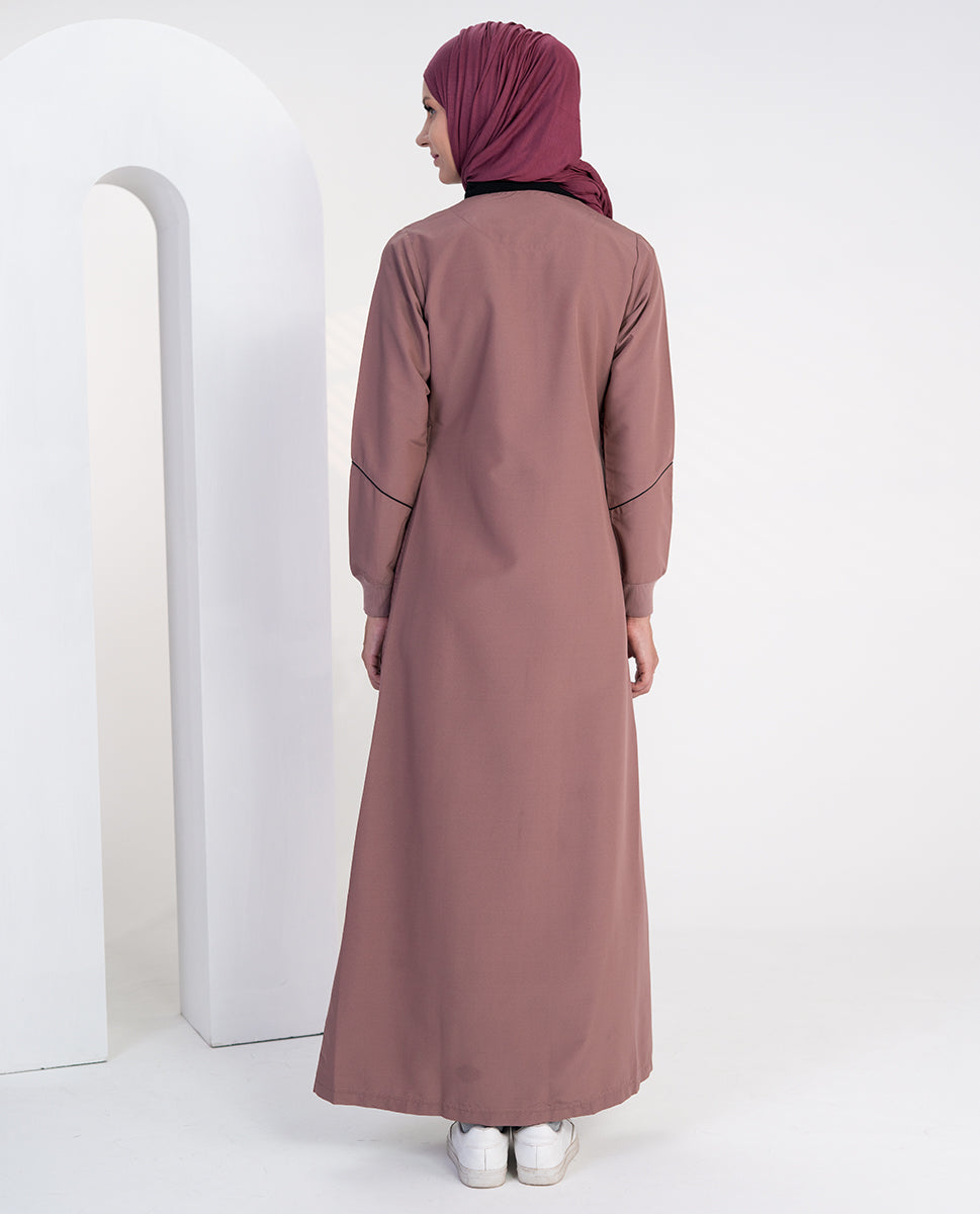 Urban Sister Peach Brown Jilbab