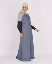 Steel Grey Smart Fashionista Jilbab