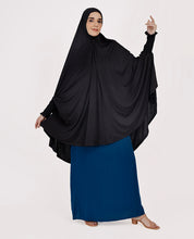 Divine Drape - Khimar Prayer Dress_Black