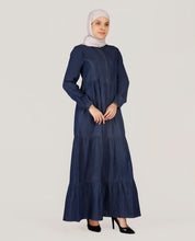 ComfortMax Fine Denim Maxi Dress - Blue