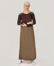 Ripe Olive Round Collar jilbab