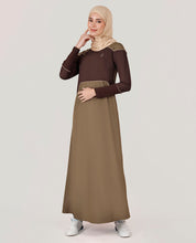 Ripe Olive Round Collar jilbab