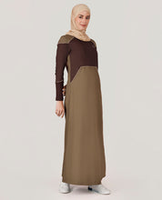 Ripe Olive Round Collar jilbab