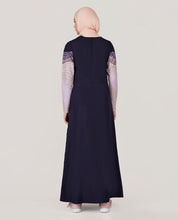 Midnight Blue Color Contrast Jilbab