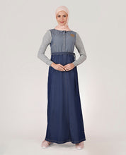 Fine Denim Belted Jilbab