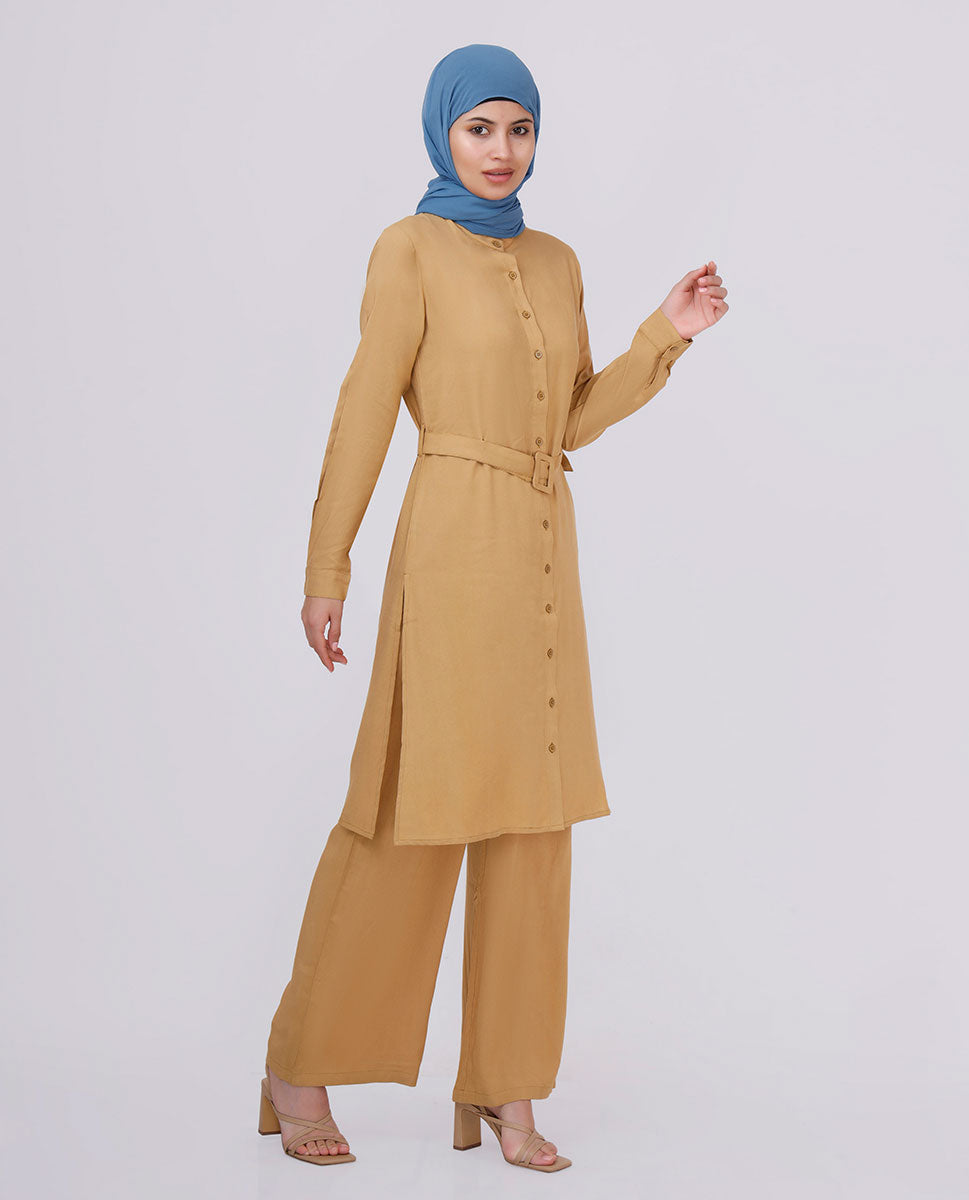 Gold Dust Belted Co-Ord Set