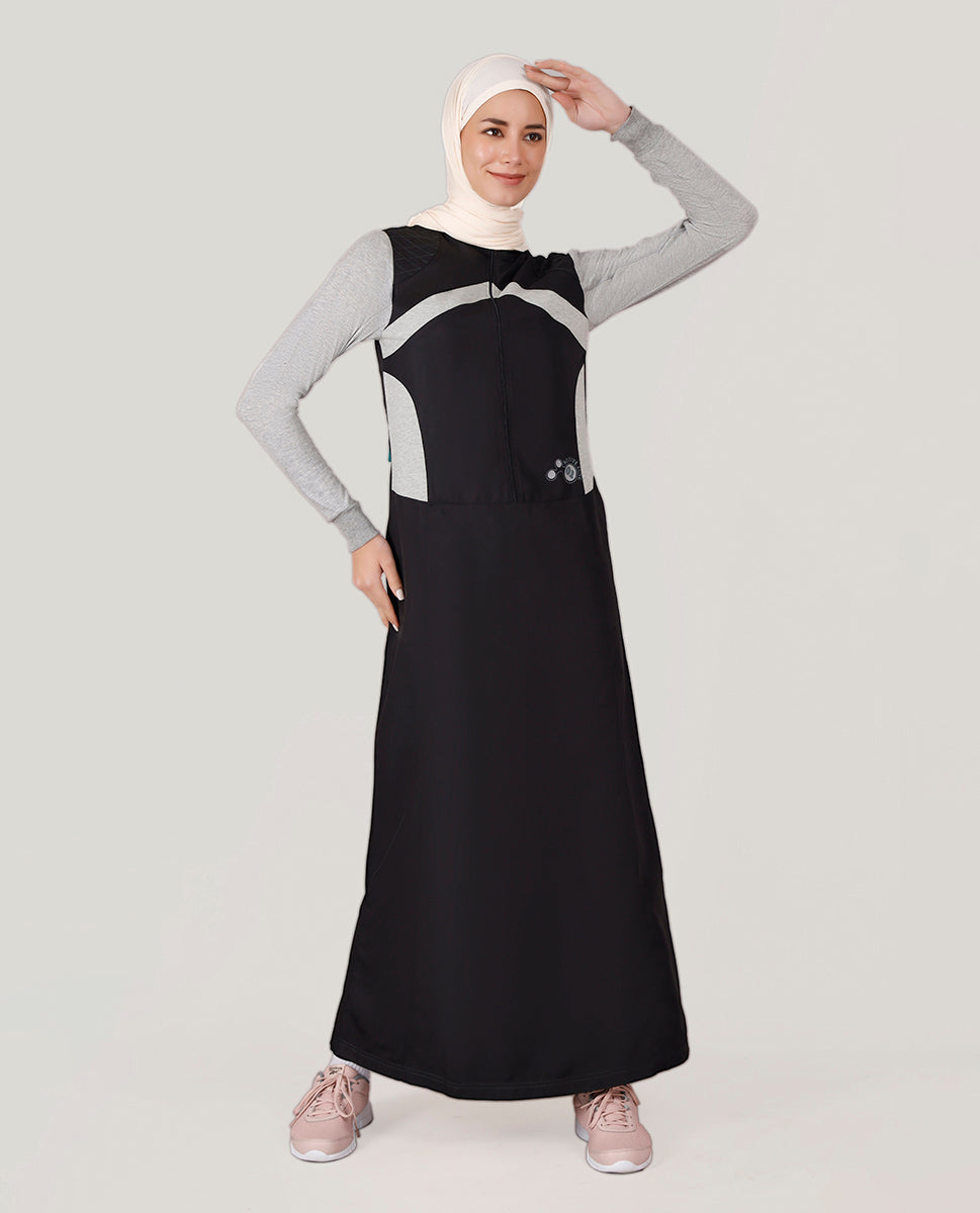 Charcoal Grey Dapper Jilbab