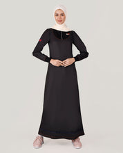 Blissful Black Fine Look Jilbab