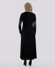 Dark Night Embroidered Abaya