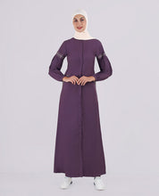 Perky Purple Rich Look Feminine Jilbab