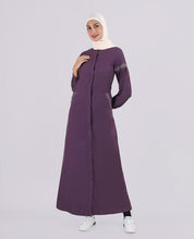 Perky Purple Rich Look Feminine Jilbab