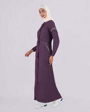 Perky Purple Rich Look Feminine Jilbab