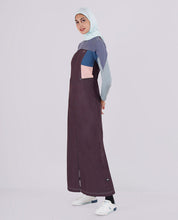 Shale Grey Full Front Open Jilbab