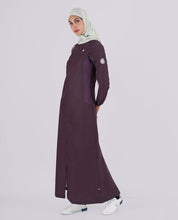 Shale Grey Printed Sleeves Jilbab