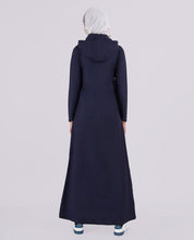 Midnight Blue Detachable Hood Jilbab