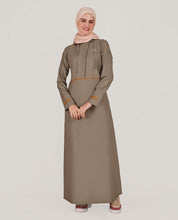 Wet Clay Detachable Hood Jilbab