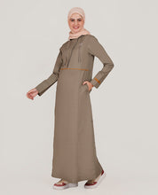 Wet Clay Detachable Hood Jilbab