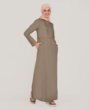 Wet Clay Detachable Hood Jilbab