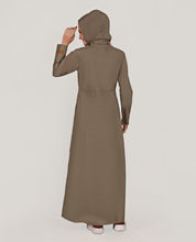 Wet Clay Detachable Hood Jilbab