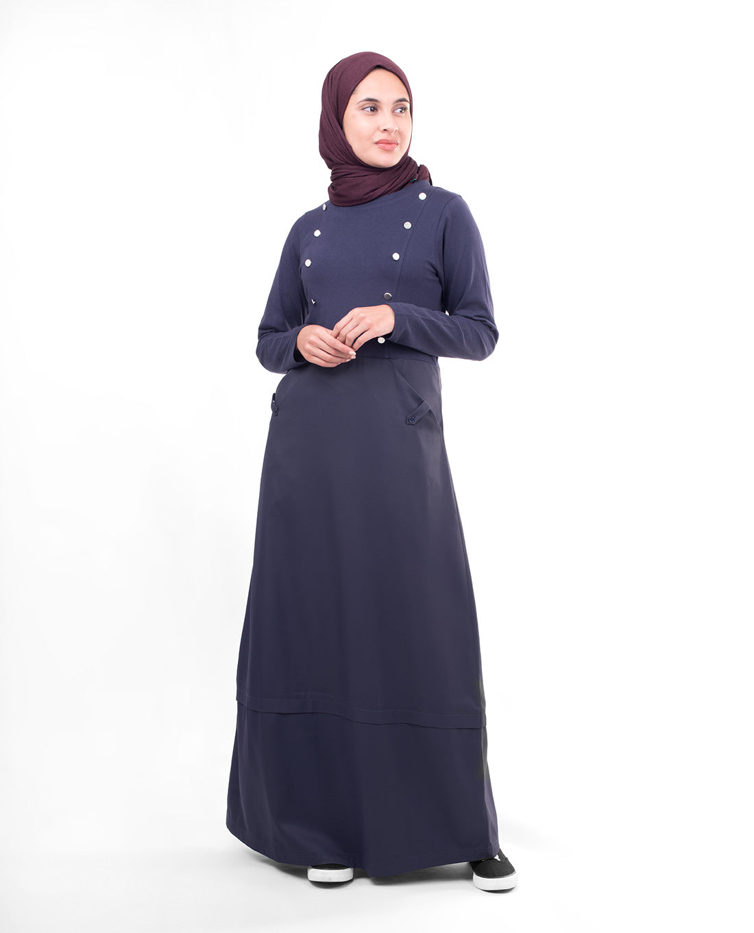 NAVY SMART SISTER JILBAB