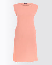 Coral Pink Rayon Slip Dress