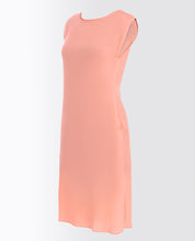 Coral Pink Rayon Slip Dress