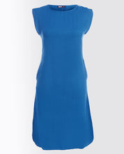 Stargazer Blue Rayon Slip Dress