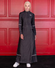 Soft Fit Belted Denim Jilbab