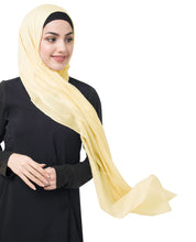 Tendor Yellow Cotton Voile Scarf