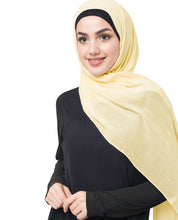 Tendor Yellow Cotton Voile Scarf