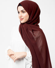 Raisin Poly Georgette Scarf