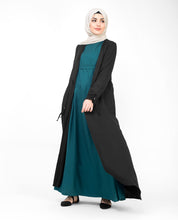 Black Full Length Waterfall Outerwear