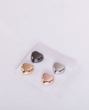 Shine Heart Shaped Hijab Magnets Pack