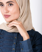 Denim Braided Military Jilbab