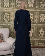 Blue Essence Raised Neck Jilbab