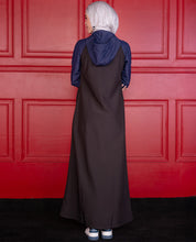 DualTone Hooded Black and Navy Jilbab