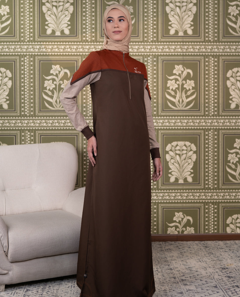 Coffee Love Urban Contrast Abaya