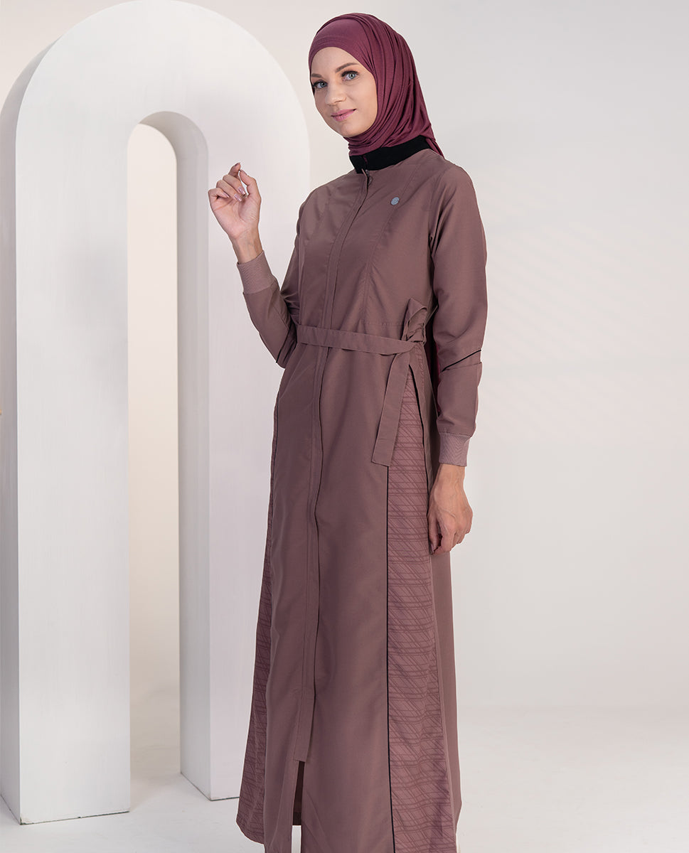 Urban Sister Peach Brown Jilbab