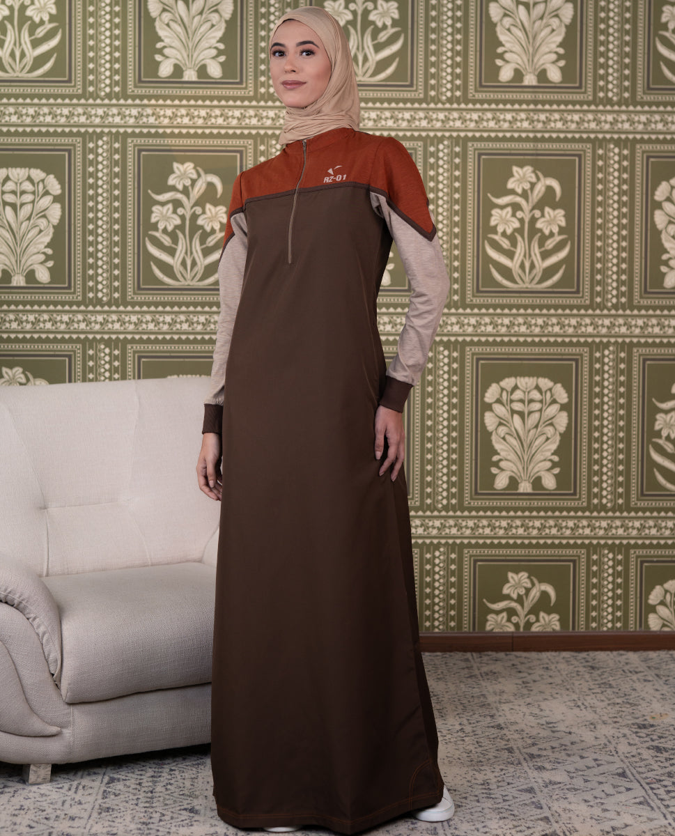 Coffee Love Urban Contrast Abaya