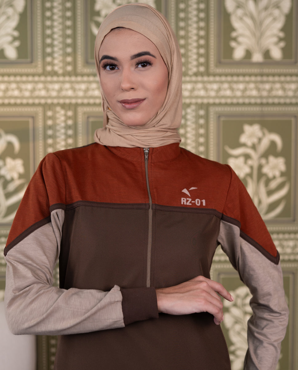 Coffee Love Urban Contrast Abaya