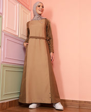 Mod Elegance Camel Brown Jilbab