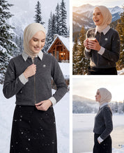 Urban Luxe Textured  Winter Jilbab